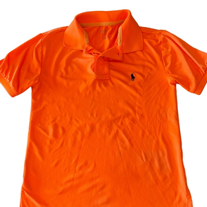 Polo Ralph Lauren Kids Small Orange Performance Polo Shirt